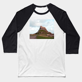 Lindisfarne Castle, Holy Island, Northumberland Baseball T-Shirt